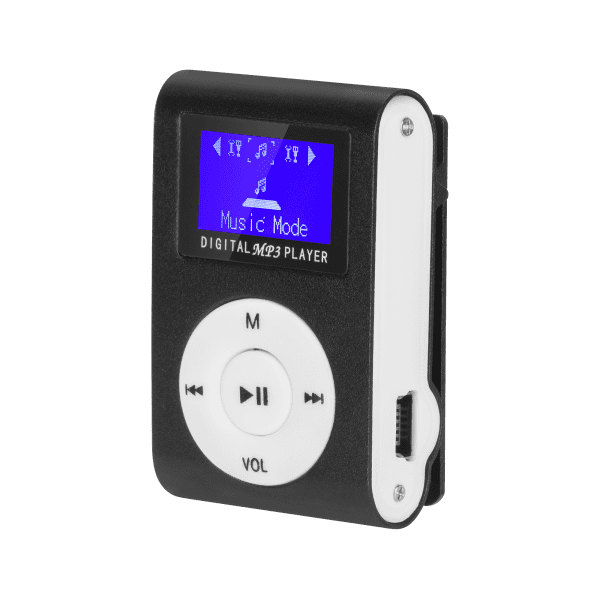 Quer MP3 Kомпактный проигрыватель с LCD экраном / FM Радио и слотом карты памяти microSD + Наушники