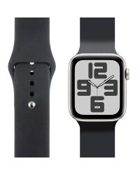 OBAL:ME Silicone Strap Силиконовый ремешок для Apple Watch 42-49mm M-L / чёрный
