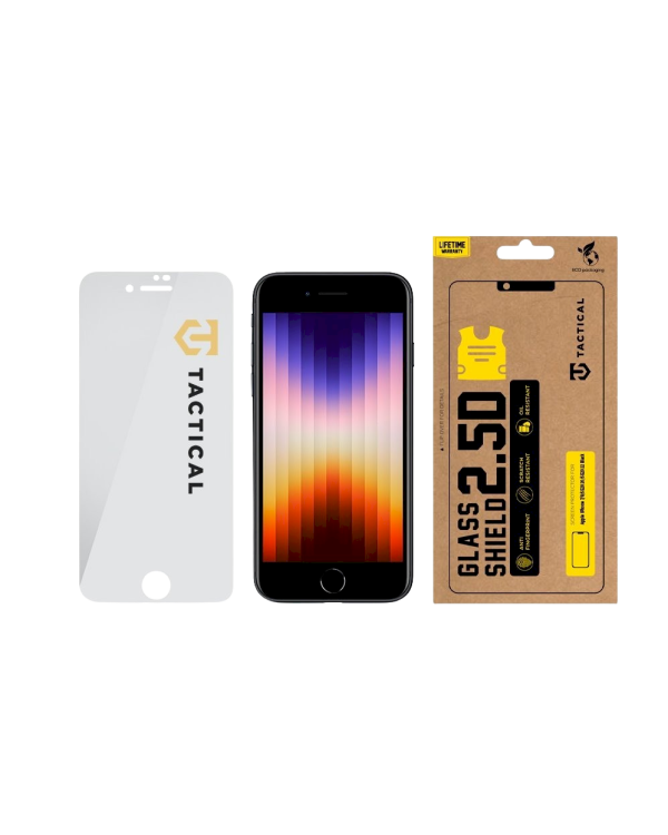 Tactical Glass Shield 2.5D Защитное стекло для Apple iPhone 7/8/SE 2020/SE 2022 / прозрачный