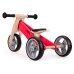 Ecotoys Деревянный беговел розовый