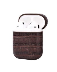 Devia Lux Series Eco Кожаный чехол с магнитным карабином Apple AirPods 1st Generation