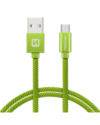 Swissten Textile Универсальный Micro USB Кабель данных 1.2m