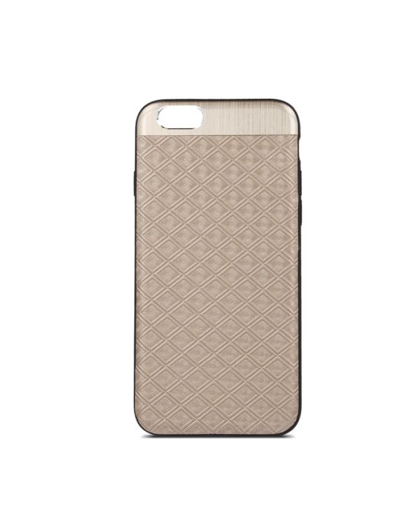 Beeyo Skin Силиконовый Чехол С Текстурой и Металлическими Элементами для Samsung G950 Galaxy S8 Кремовый