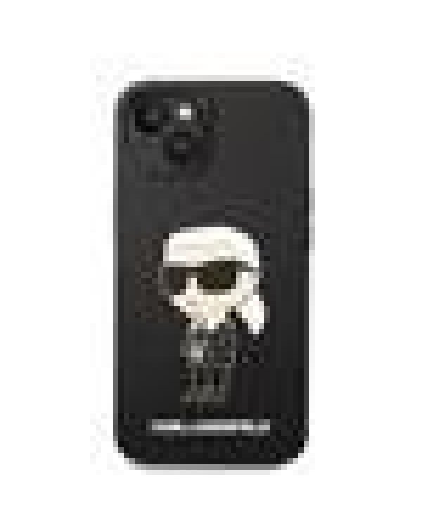 Karl Lagerfeld Liquid Silicone Ikonik NFT Защитный чехол для iPhone 14 Plus / чёрный