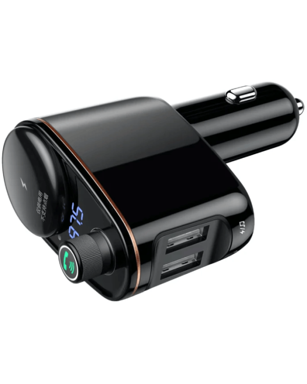 Baseus Locomotive Автомобильный FM Трансмиттер 3.4A / USB Flash / Bluetooth 4.2