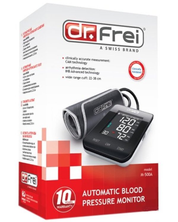 Dr. Frei M-500A Автоматический Измеритель Давления с Cенсорным