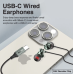 Promate Silken-C Ergonomic Stereo In-Ear Проводные наушники USB-C / 1.2m