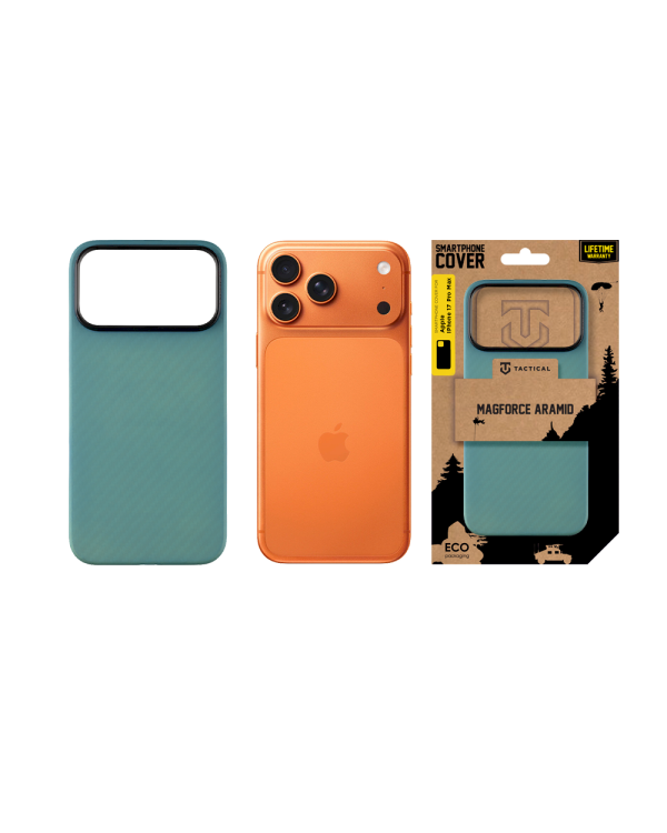 Tactical MagForce Aramid Cover Защитный чехол для Apple iPhone 17 Pro Max / синий