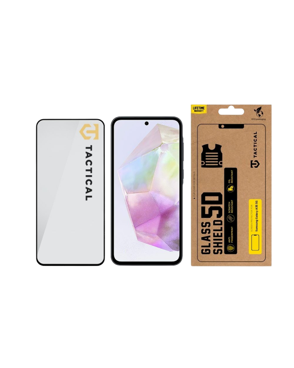 Tactical Glass Shield 5D Защитное стекло для Samsung Galaxy A35 5G / чёрный