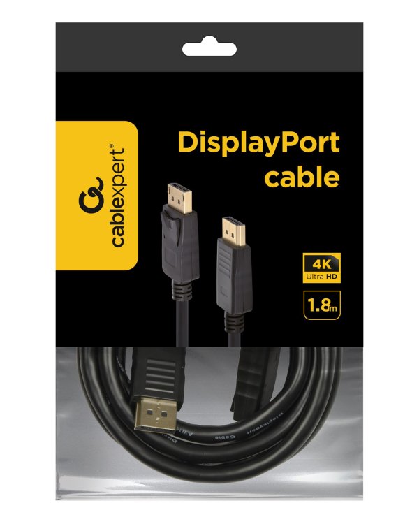 Gembird CC-DP2-6 Displayport v1.2 Кабель 4K 1.8m