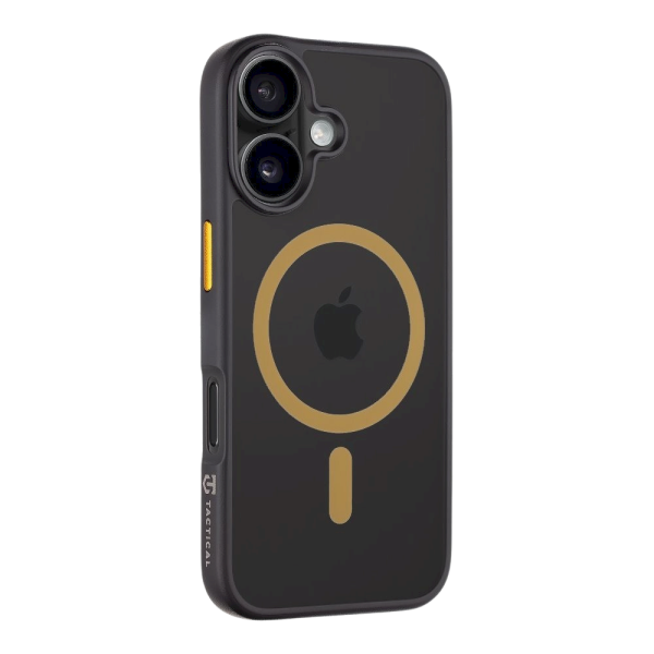 Обложка книги «Tactical MagForce Hyperstealth 2.0 Cover Защитный чехол для iPhone 16 / чёрный/жёлтый»