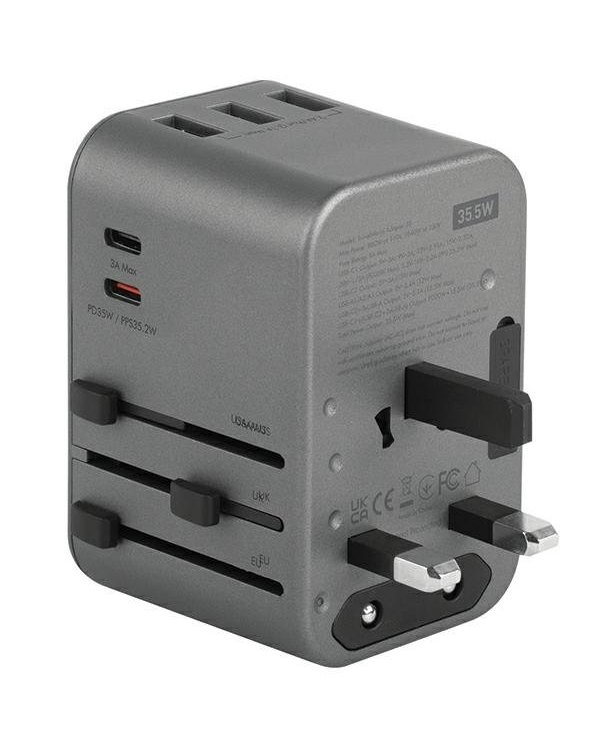 Energea TravelWorld USB-C PD + Универсальный Aдаптер PPS 35W