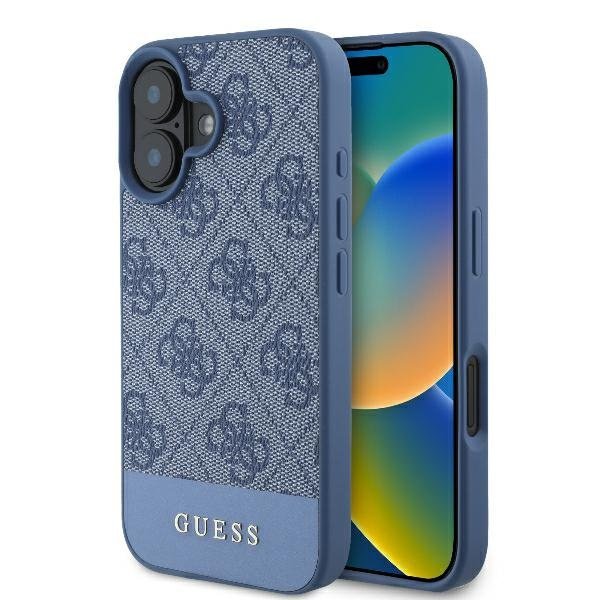Guess 4G Bottom Stripe Защитный Чехол для Apple iPhone 16