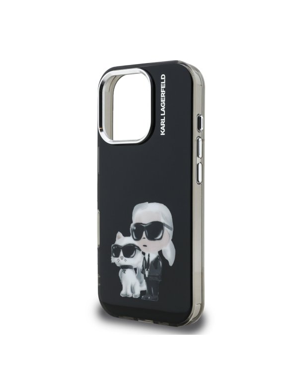 Karl Lagerfeld IML Aquarelle Karl and Choupette Case Чехол для Apple iPhone 16 Pro