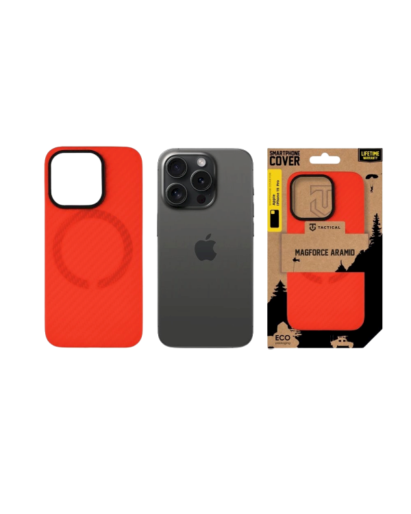 Tactical MagForce Aramid Bloody Mary Limited Edition Cover Защитный чехол для Apple iPhone 15 Pro