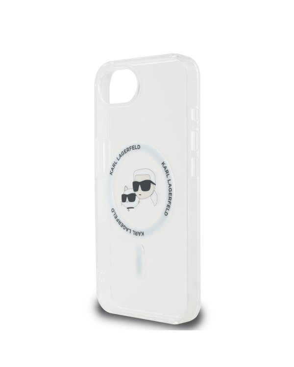 Karl Lagerfeld IML K&CH Heads Metal Frame MagSafe Case Чехол для Apple iPhone 16e