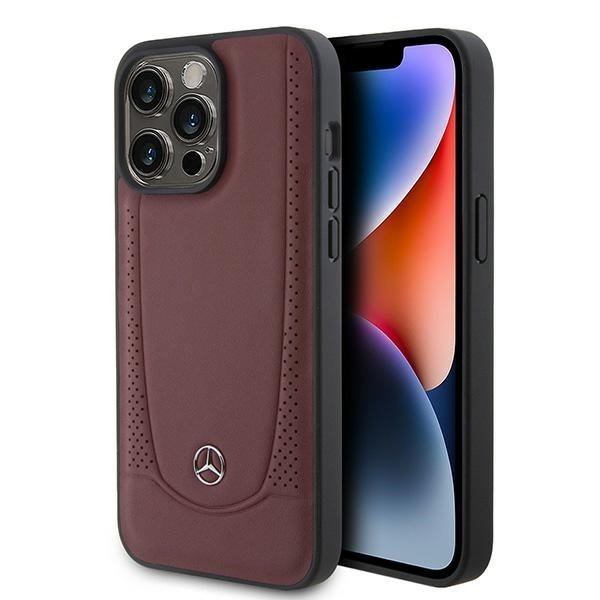 Mercedes Leather Urban Back Case Защитный Чехол для Apple iPhone 15 Pro