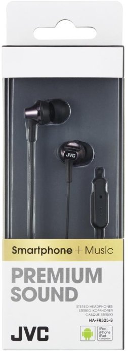 JVC HA-FR325-B-E Premium Sound Hаушники с пультом и микрофоном