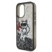 Karl Lagerfeld Liquid Glitter Scattered Choupette Case Чехол для Apple iPhone 16