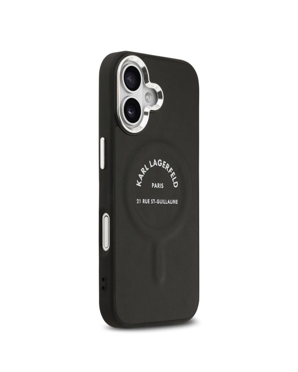 Karl Lagerfeld PU RSG Logo MagSafe Case Защитный чехол для iPhone 17 / чёрный