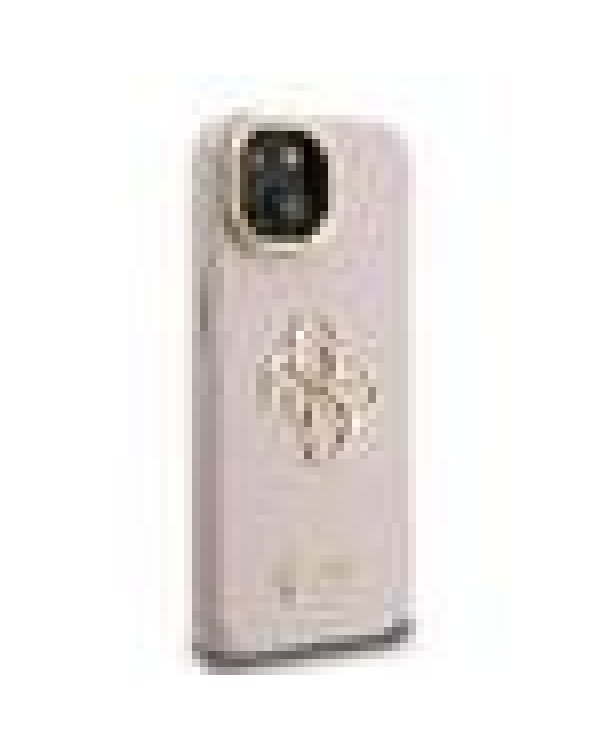 Guess PU Grained 4G Logo Stand Camera Frame Case Защитный чехол для iPhone 13 / розовый