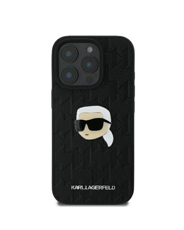 Karl Lagerfeld Monogram Karl Head Pin Защитный Чехол для Apple iPhone 16 Pro
