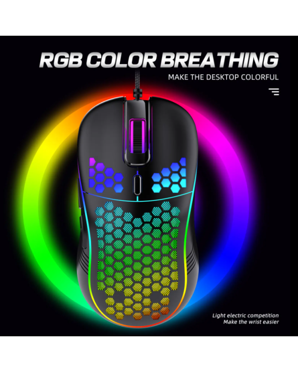 RoGer S4 Проводная игровая мышь DPI 7200 / RGB