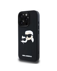 Karl Lagerfeld 3D Rubber Double Heads Case Чехол для Apple iPhone 16 Pro