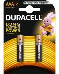 Duracell AAA MN2400 Alkaline LR03 1.5V Батарейки MN2400 (2шт.) (EU Blister)