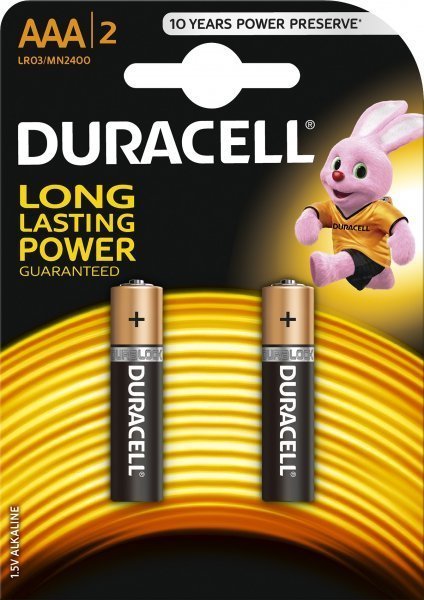 Duracell AAA MN2400 Alkaline LR03 1.5V Батарейки MN2400 (2шт.) (EU Blister) Duracell AAA MN2400 Alkaline LR03 1.5V Батарейки MN2400 (2шт.) (EU Blister)