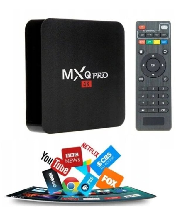 MXQ Pro 4K 5G TV Box 2GB / 16GB / Quad Core RK3228A / Android 12
