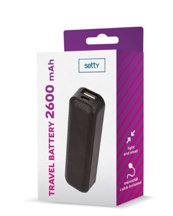 Setty Power Bank 2600 mAh