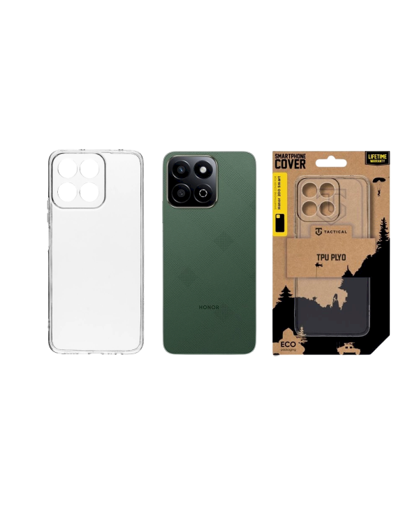 Tactical TPU Cover Защитный чехол для Honor 200 Smart / прозрачный