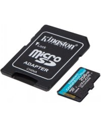 Kingston microSDXC Canvas Go! Plus Gen4 Карта Памяти 256GB A2 U3 V30 + adapter