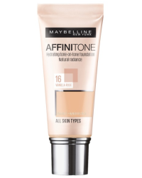 Maybelline Affinitone Hydrating Tone-on-Tone Foundation Тональный крем 30 ml / Ванильная роза