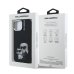 Karl Lagerfeld IML Aquarelle Karl and Choupette Защитный чехол для iPhone 15 / чёрный