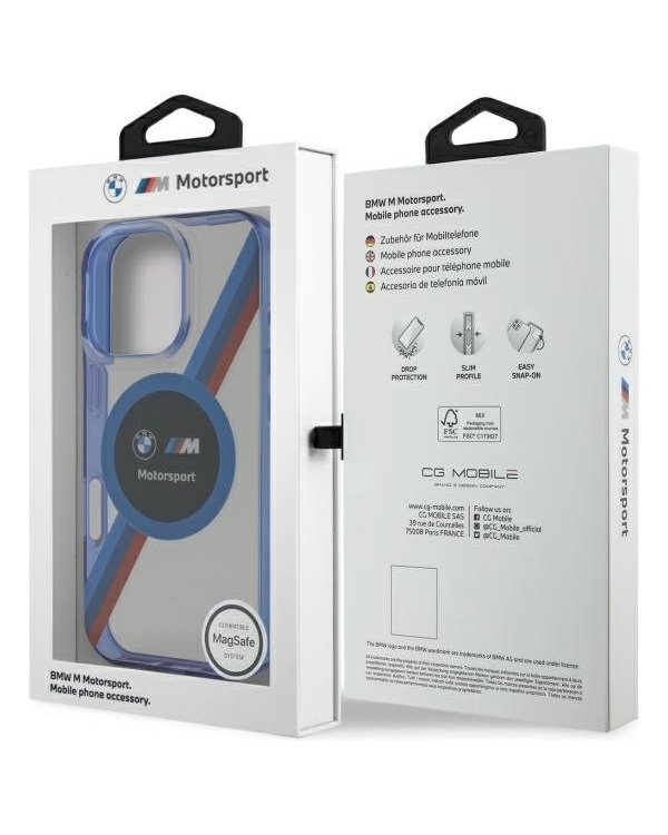 BMW BMHMP16X23HTPUT Motosport IML Circle MagSafe Чехол для Apple iPhone 16 Pro Max