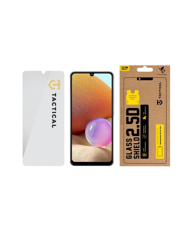 Tactical Glass Shield 2.5D Защитное стекло для Samsung Galaxy A32 4G / прозрачное