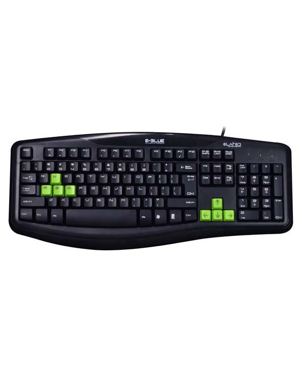 E-Blue Elated Игровая клавиатура с проводом USB / ENG