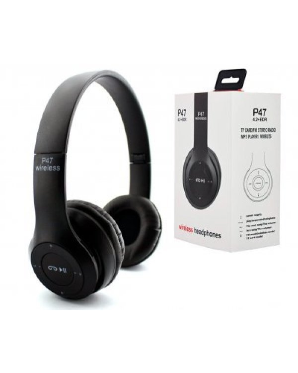 Дополнительное изображение книги «RoGer P47 Bluetooth Наушники с FM-радио черный»