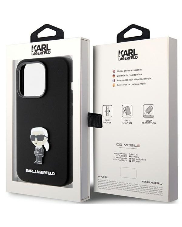 Karl Lagerfeld KLHCP15LSMHKNPK Чехол для Apple iPhone 15 Pro