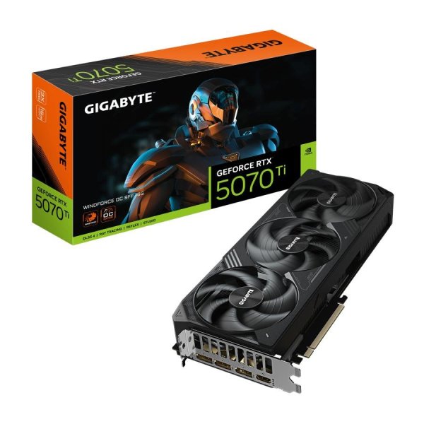 Gigabyte GeForce RTX5070Ti WINDFORCE OC SFF 16GB GDDR7 (GV-N507TWF3OC-16GD)