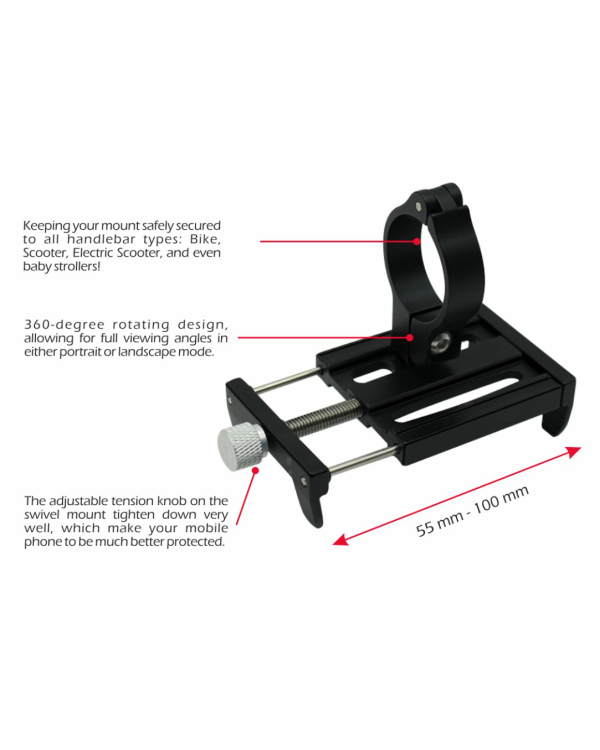 Swissten BC2 Держатель Телефона Для Велосипеда 4-7"