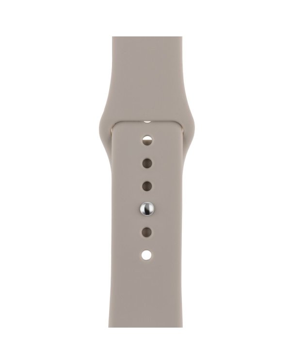 OBAL:ME Silicone Strap Силиконовый ремешок для Apple Watch 38-41mm S-M / бежевый
