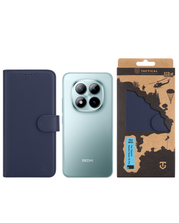 Tactical Field Notes Защитный чехол для Xiaomi Redmi Note 15 Pro 5G / синий