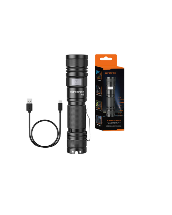 Дополнительное изображение книги «Superfire A2 Фонарик 650lm / USB»