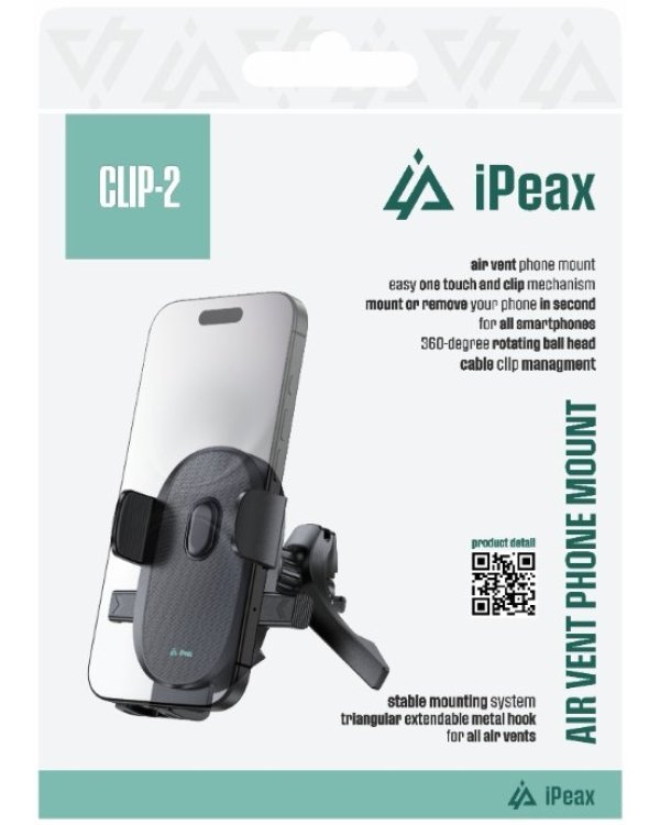 iPeax Clip 2 Aвтомобильный держатель для смартфона