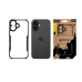 Tactical Quantum Stealth Cover Защитный чехол для Apple iPhone 16 / прозрачный/чёрный