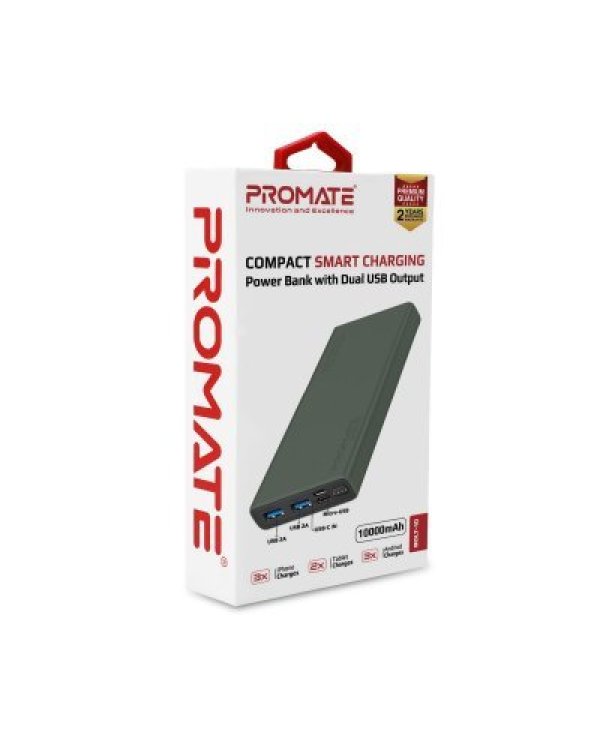 Дополнительное изображение книги «Promate Bolt-10 Power Bank Переносная зарядная батарея 10000 mAh»