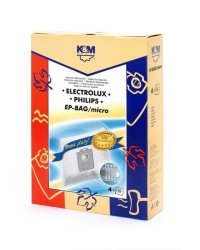 K&M Oдноразовые мешки для пылесосов ELECTROLUX-PHILIPS S-BAG (4шт)